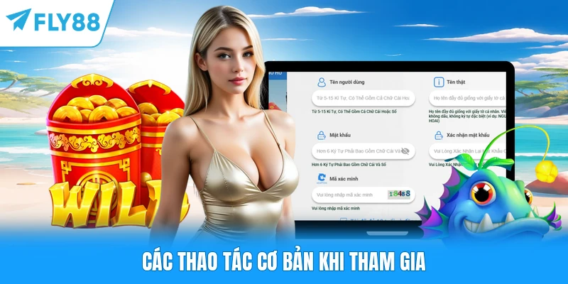Các thao tác cơ bản khi tham gia